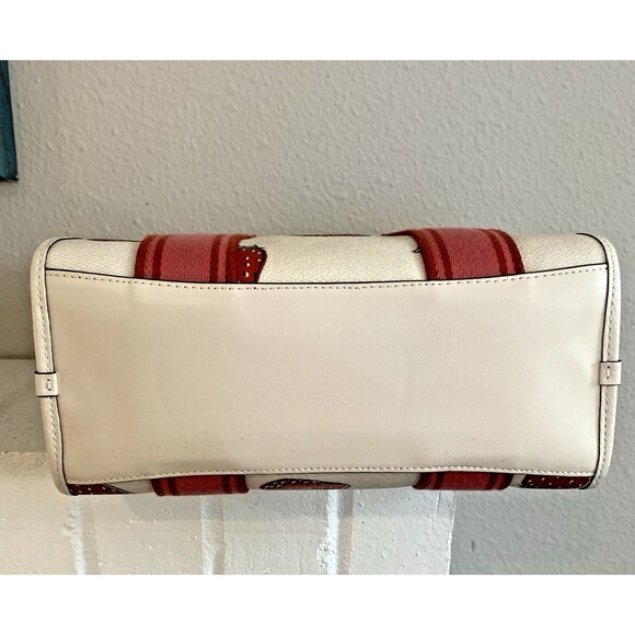 COACH Smith Tote 24 Bag Strawberry Pink Red White Shoulder Handbag CAR80 - Picture 5 of 16